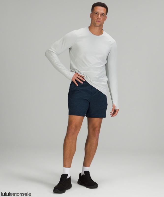Lululemon Deutschland DELULU856 | Lululemon Deutschland Blue True Navy Pace Breaker Linerless Short 7